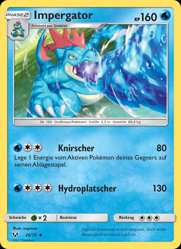 Impergator card in German
