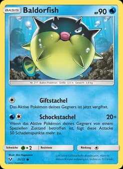 Baldorfish card in German