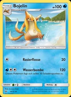 Bojelin card in German