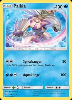 Palkia card in German