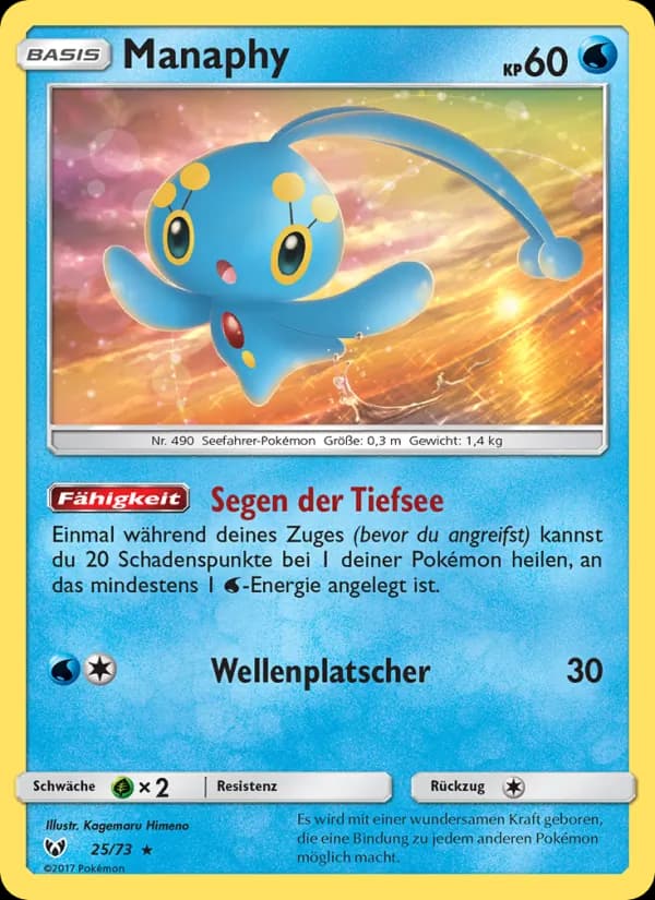 Manaphy card in German