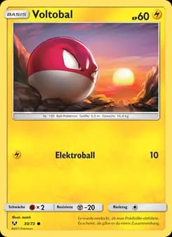 Voltobal card in German