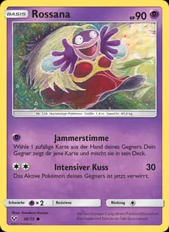 Rossana card in German