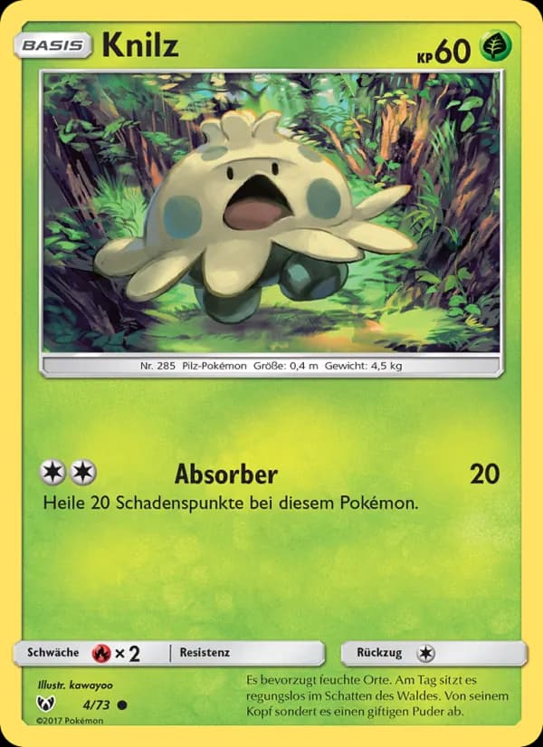 Knilz card in German