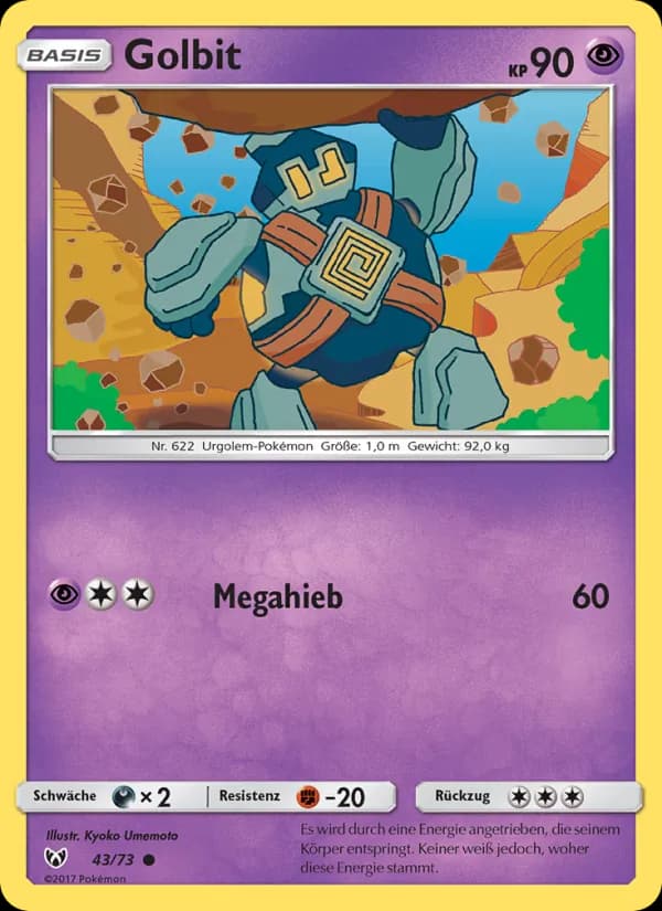 Golbit card in German
