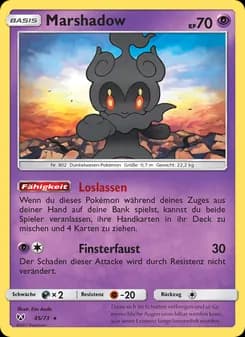 Marshadow card in German