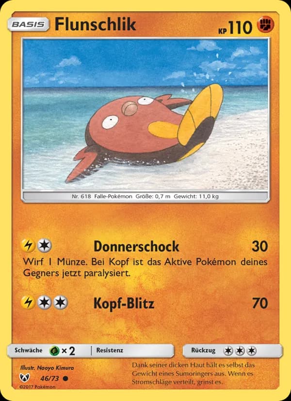 Flunschlik card in German