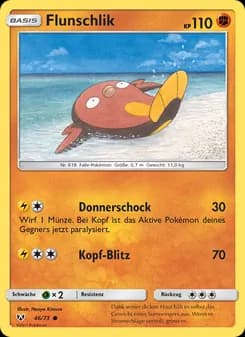 Flunschlik card in German
