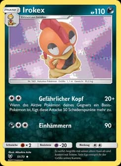 Irokex card in German