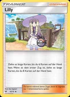 Lilly card in German
