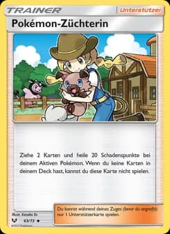 Pokémon-Züchterin card in German