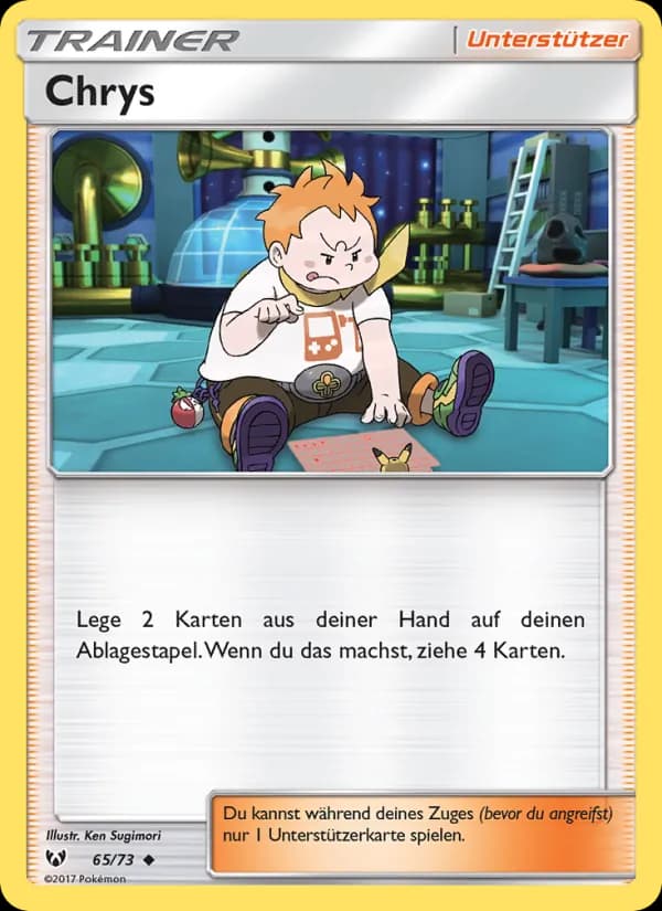 Chrys card in German