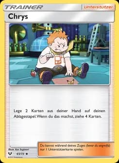 Chrys card in German