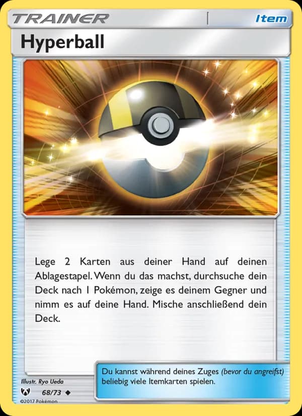 Hyperball card in German