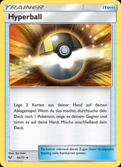 Hyperball card in German