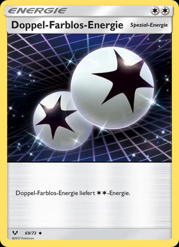 Doppel-Farblos-Energie card in German