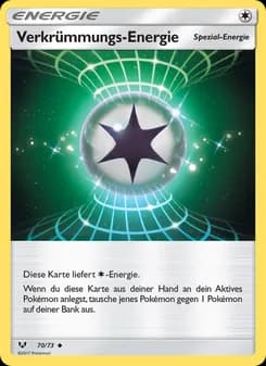 Verkrümmungs-Energie card in German