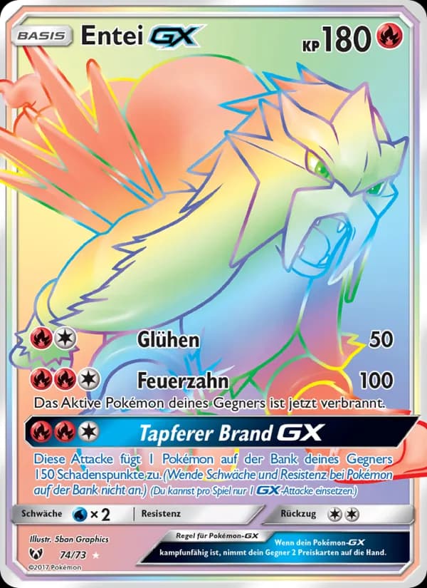 Entei GX card in German