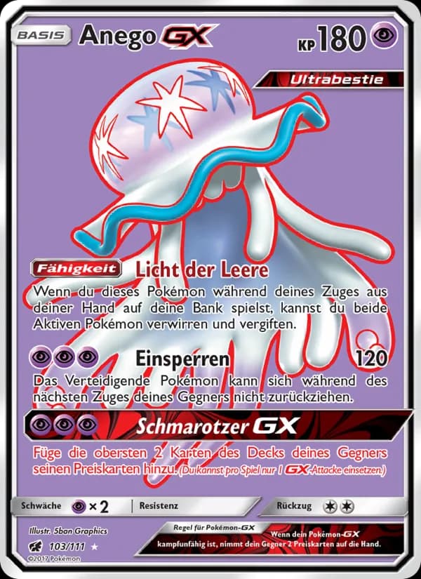 Anego GX card in German