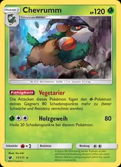 Chevrumm card in German