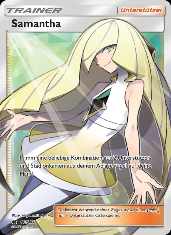 Samantha card in German