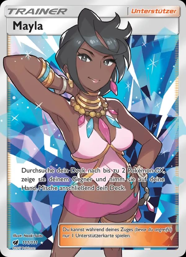 Mayla card in German