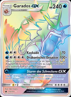 Garados GX card in German