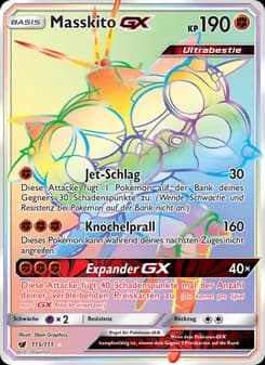 Masskito GX card in German