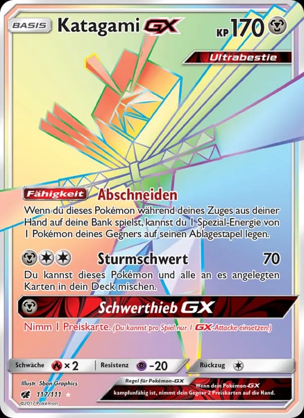 Katagami GX card in German