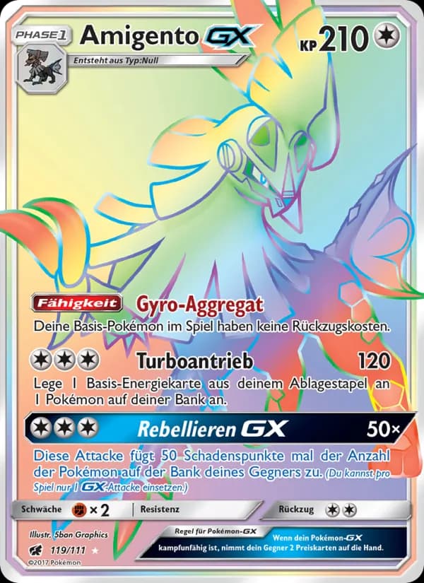 Amigento GX card in German