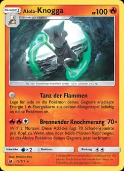 Alola-Knogga card in German