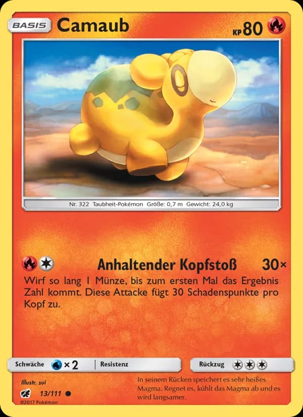 Camaub card in German