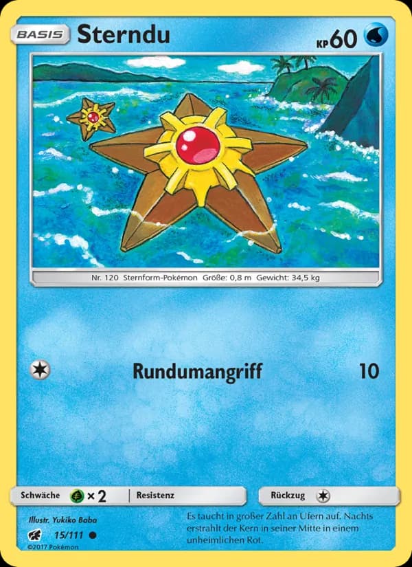 Sterndu card in German