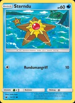 Sterndu card in German