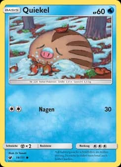 Quiekel card in German