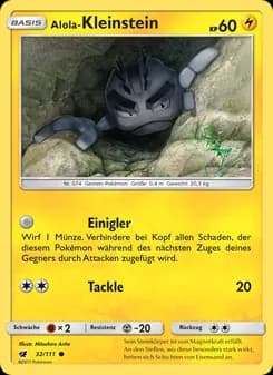 Alola-Kleinstein card in German
