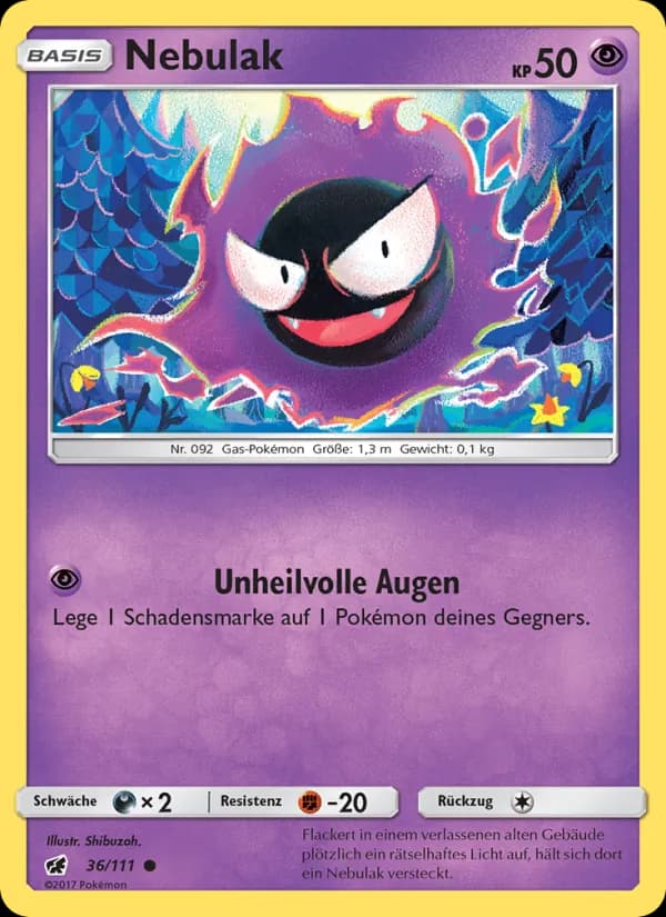 Nebulak card in German