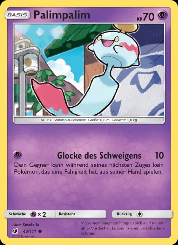 Palimpalim card in German