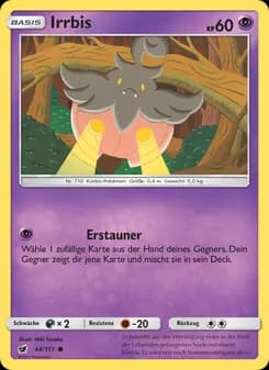 Irrbis card in German
