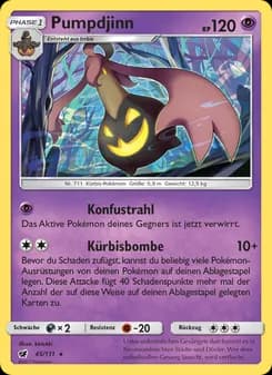Pumpdjinn card in German
