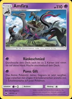 Amfira card in German