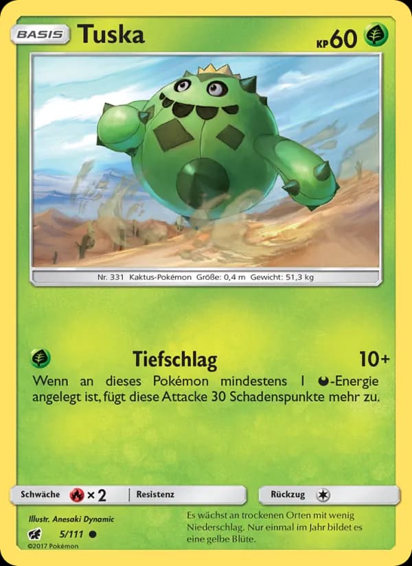Tuska card in German