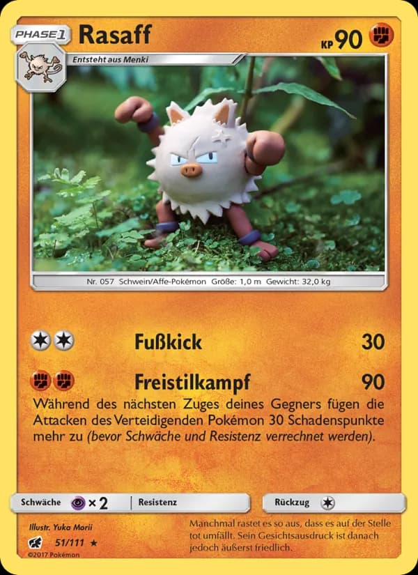 Rasaff card in German