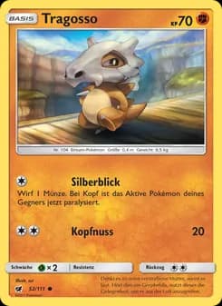 Tragosso card in German