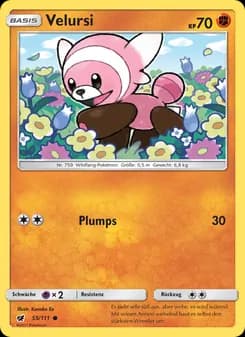Velursi card in German