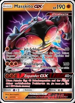 Masskito GX card in German