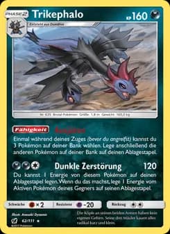 Trikephalo card in German