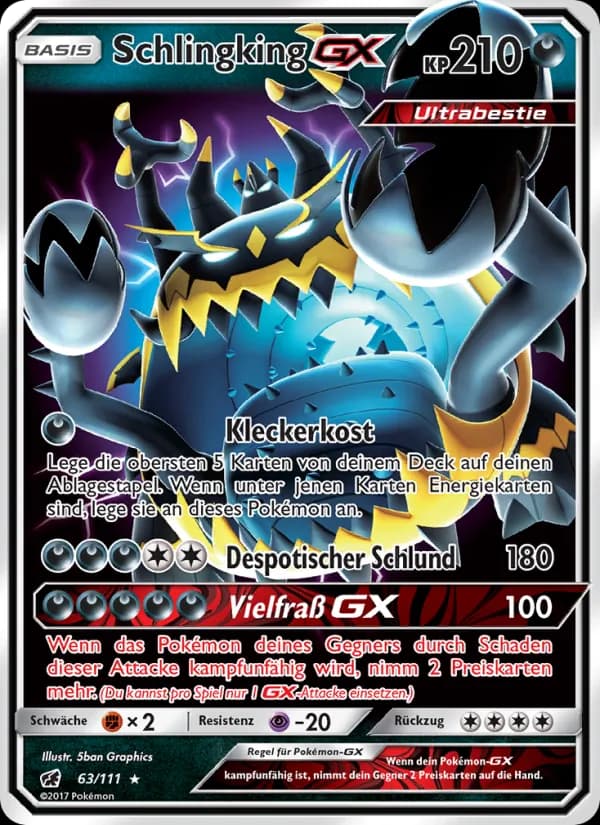Schlingking GX card in German