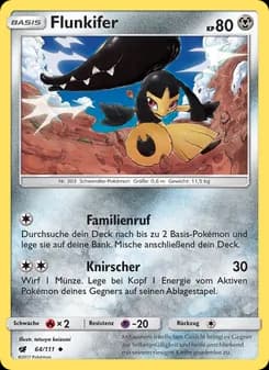 Flunkifer card in German