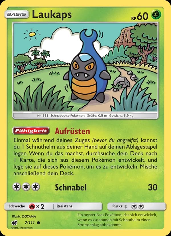 Laukaps card in German